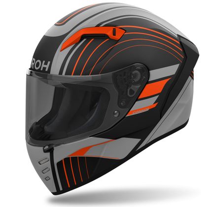 Casque Airoh CONNOR - ACHIEVE - Orange / Noir