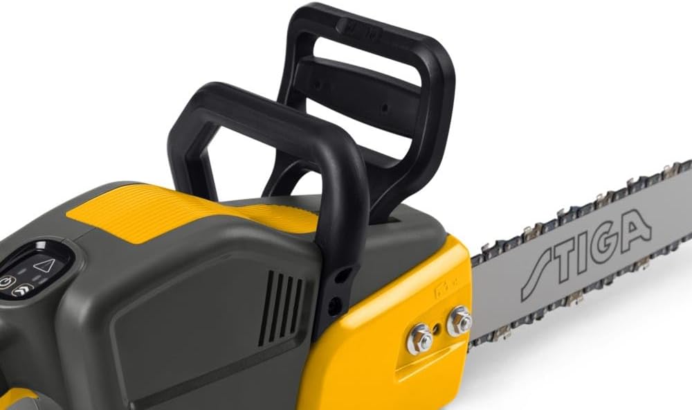 STIGA CS 700e Akku-Kettensäge, 48V ePower, 1,2 kW bürstenloser Motor, PX Low Profile Kette, LED-Panel, Soft-Touch-Griff, Akku und Ladegerät nicht enthalten