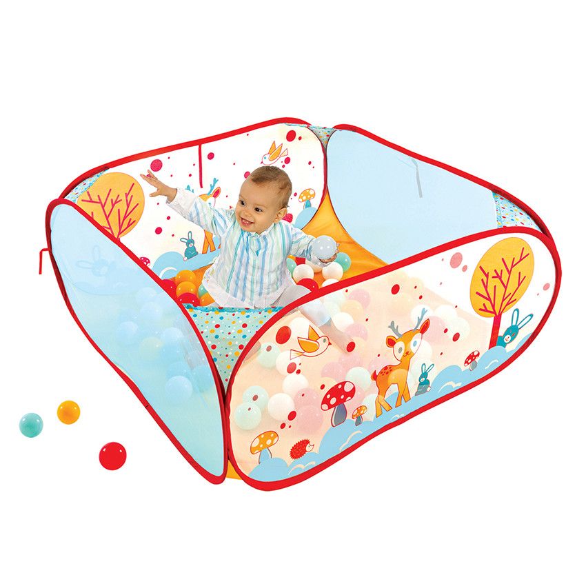 Aire de jeu Pop-up Lapin 90x90 cm - Ecru