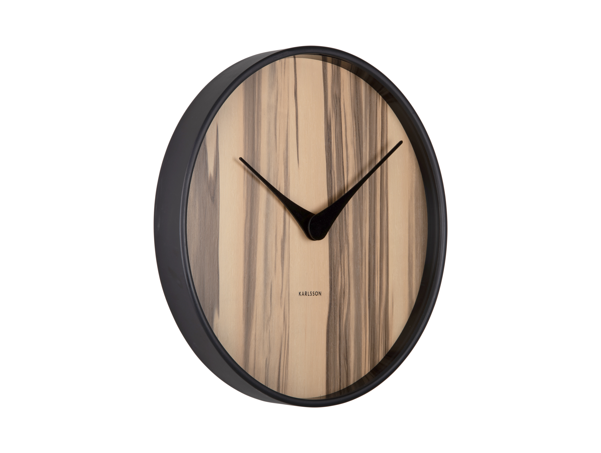 Wall clock Wood Melange light wood