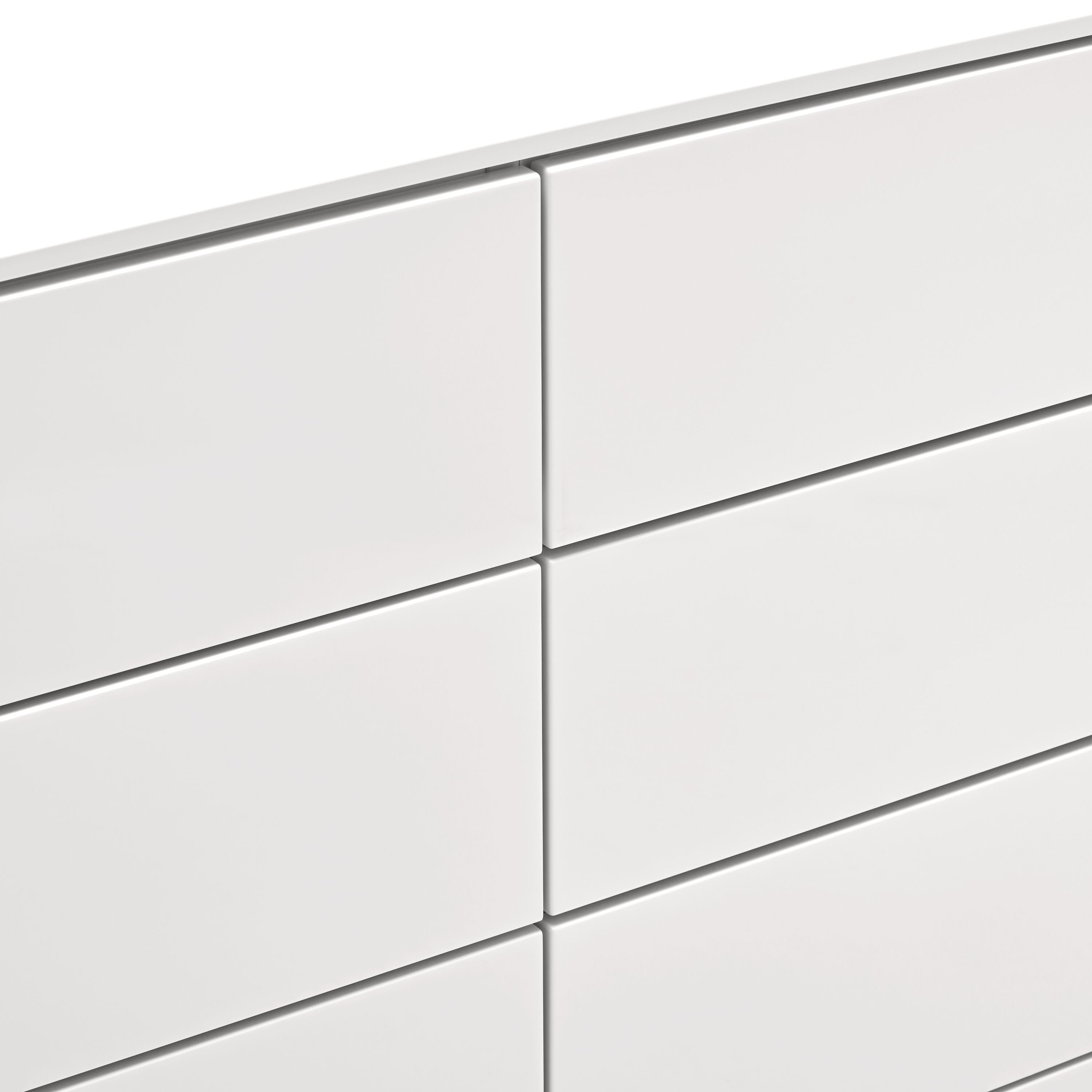 TILL Kommode - Hellgrau / B: 224.0 cm x T: 41.0 cm x H: 81.0 cm