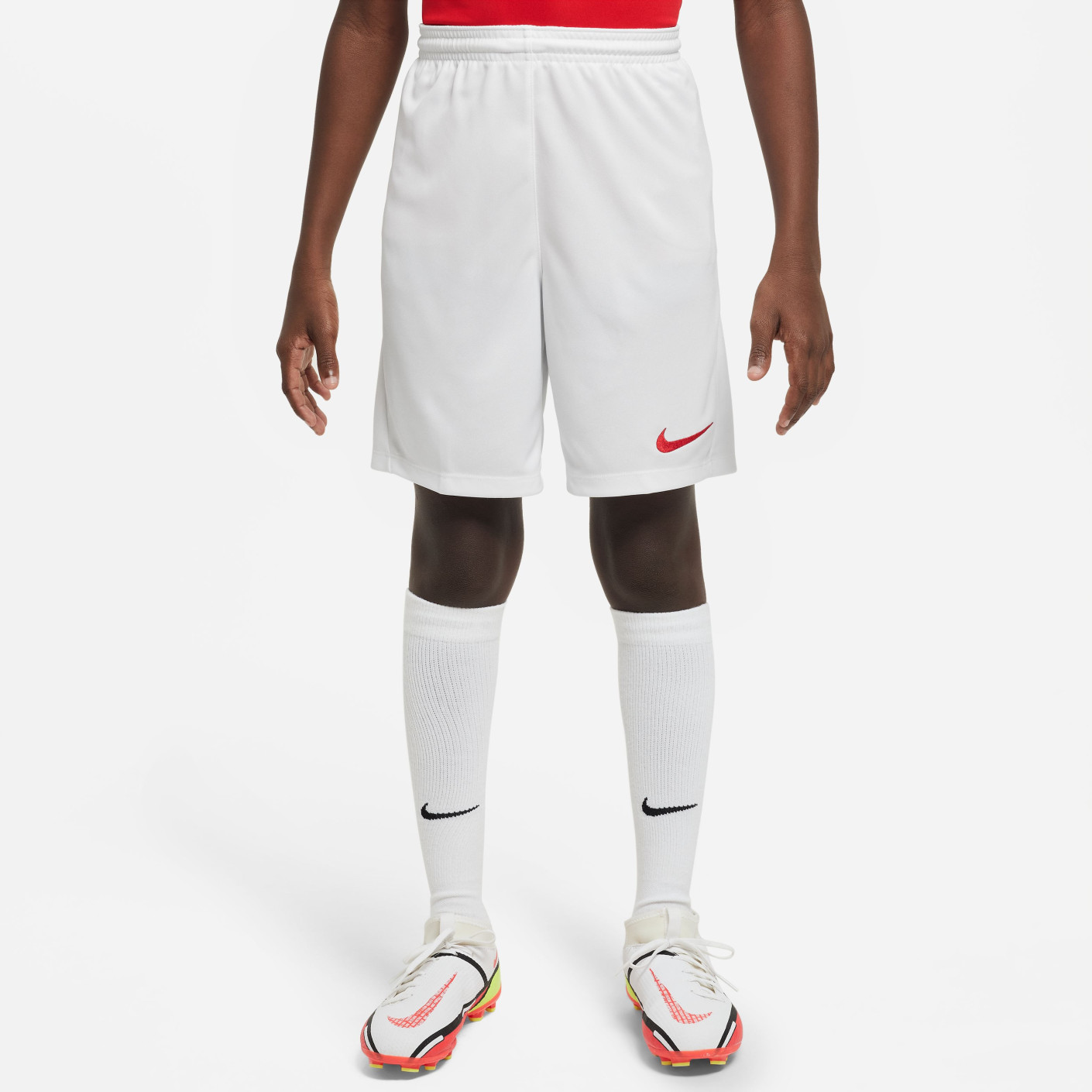 Nike Park III Voetbalbroekje Kids Wit Rood