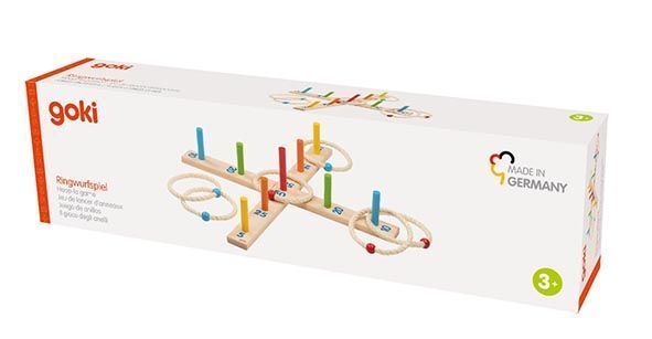 Ringwurfspiel GARTENSPAß mit 6 Sisalringen