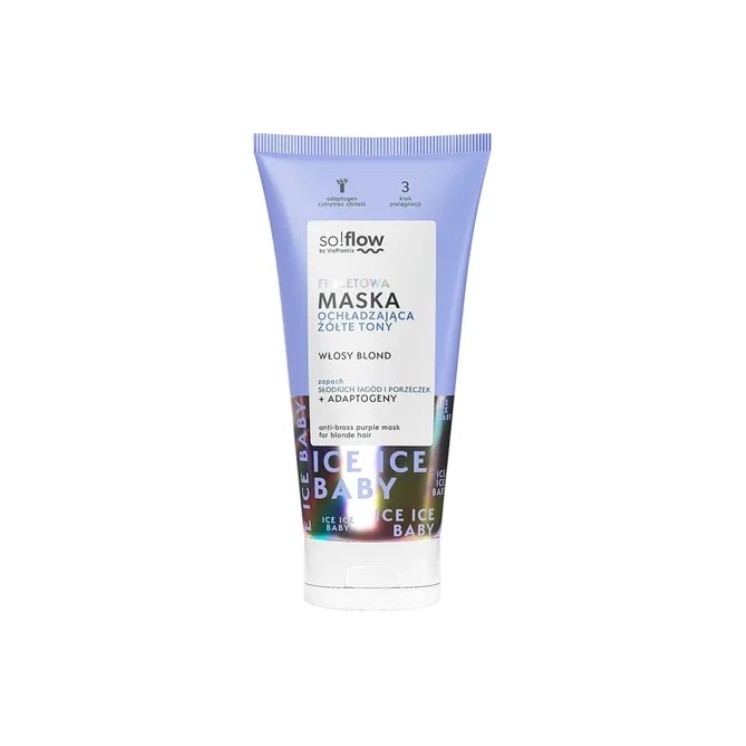 So!flow purple Kühlende Maske für Gelbstiche für blond Haar 200 ml