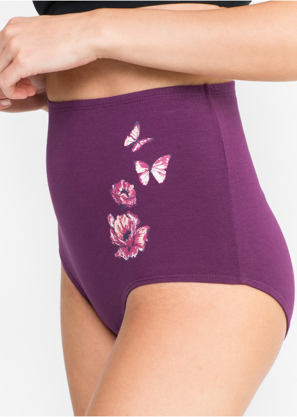 Lot de 5 slips taille haute