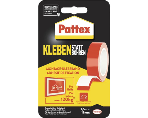 Pattex dubbelzijdige plakband 