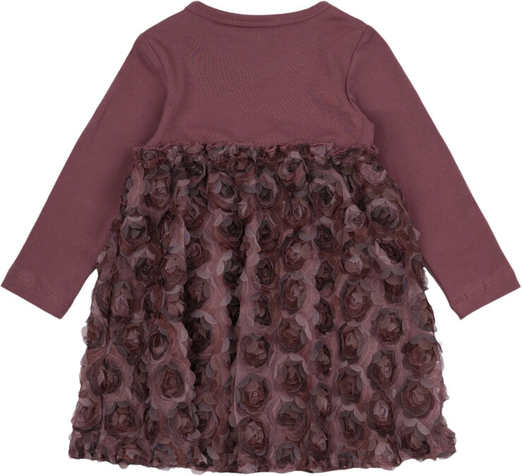 The New TNSMirabell Hollie L_S Dress Crushed berry