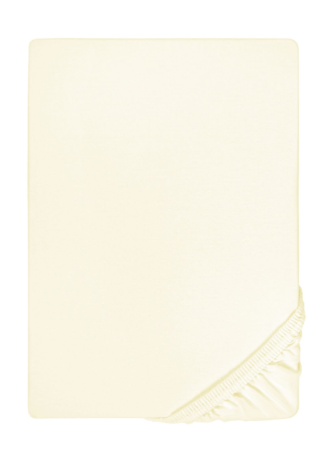 Jersey-Boxspring-Spannbetttuch 180 x 200 cm ecru