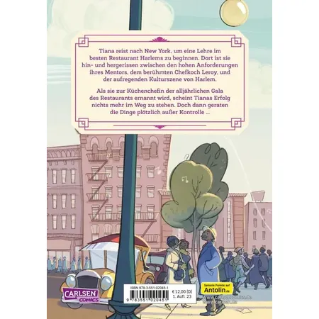 Carlsen Verlag Disney Adventure Journals: Tiana und der Zauber von Harlem