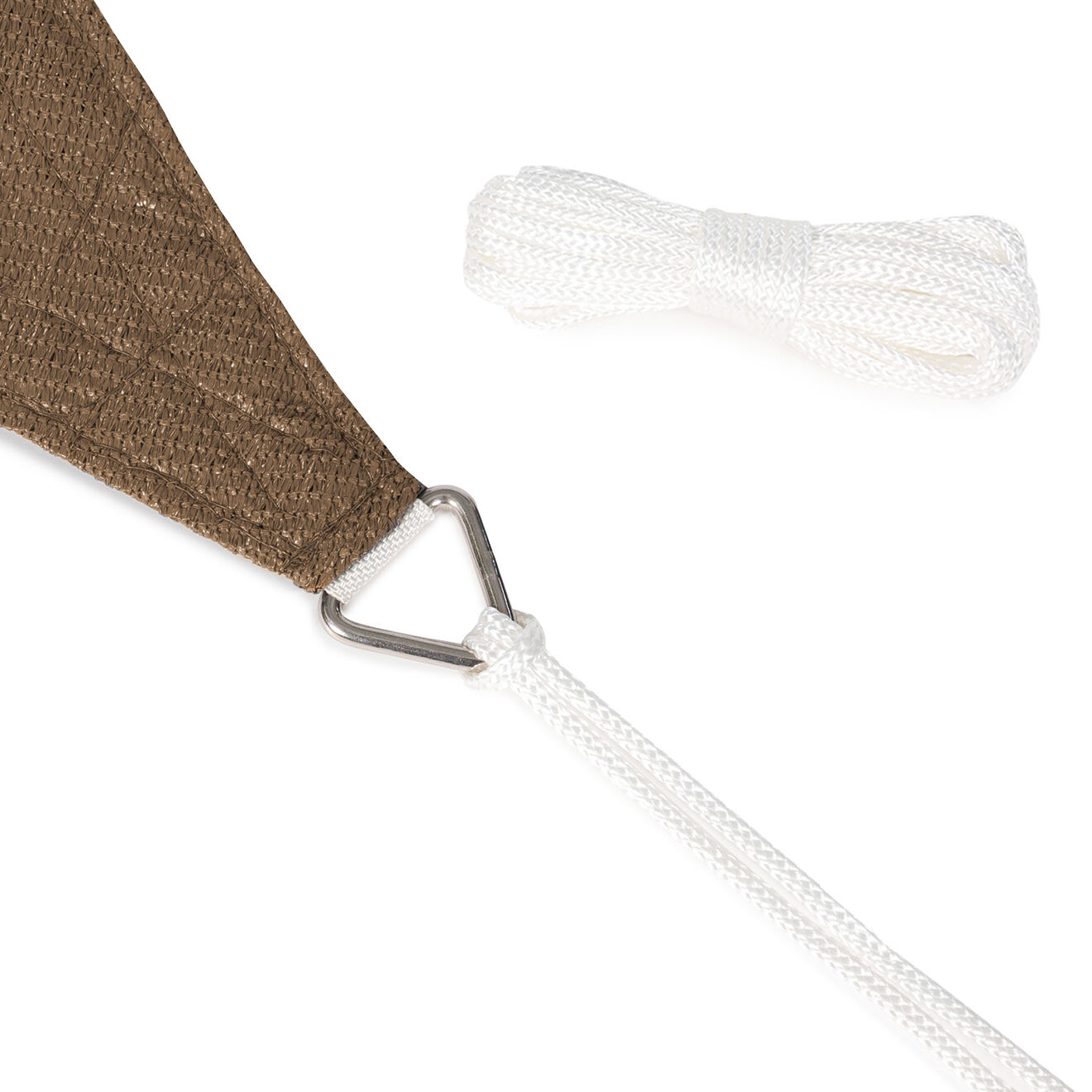 Pratik Garden Voile d'ombrage rectangulaire taupe  - 3.5x3.5 m
