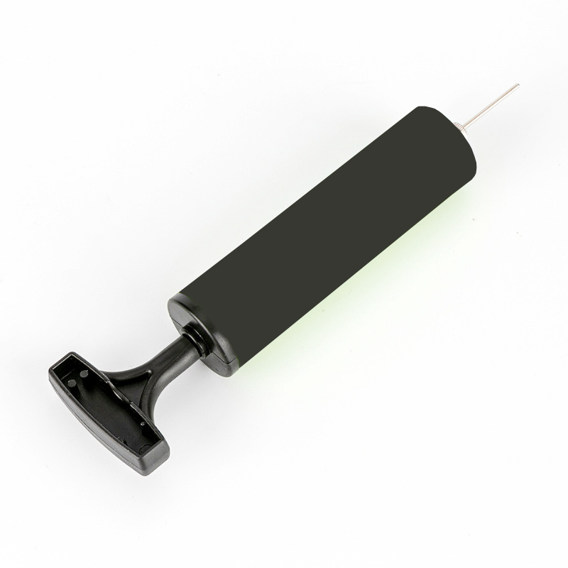 Mini Ballpumpe Hand Luftpumpe mit Ballnadel Ventil - Schwarz