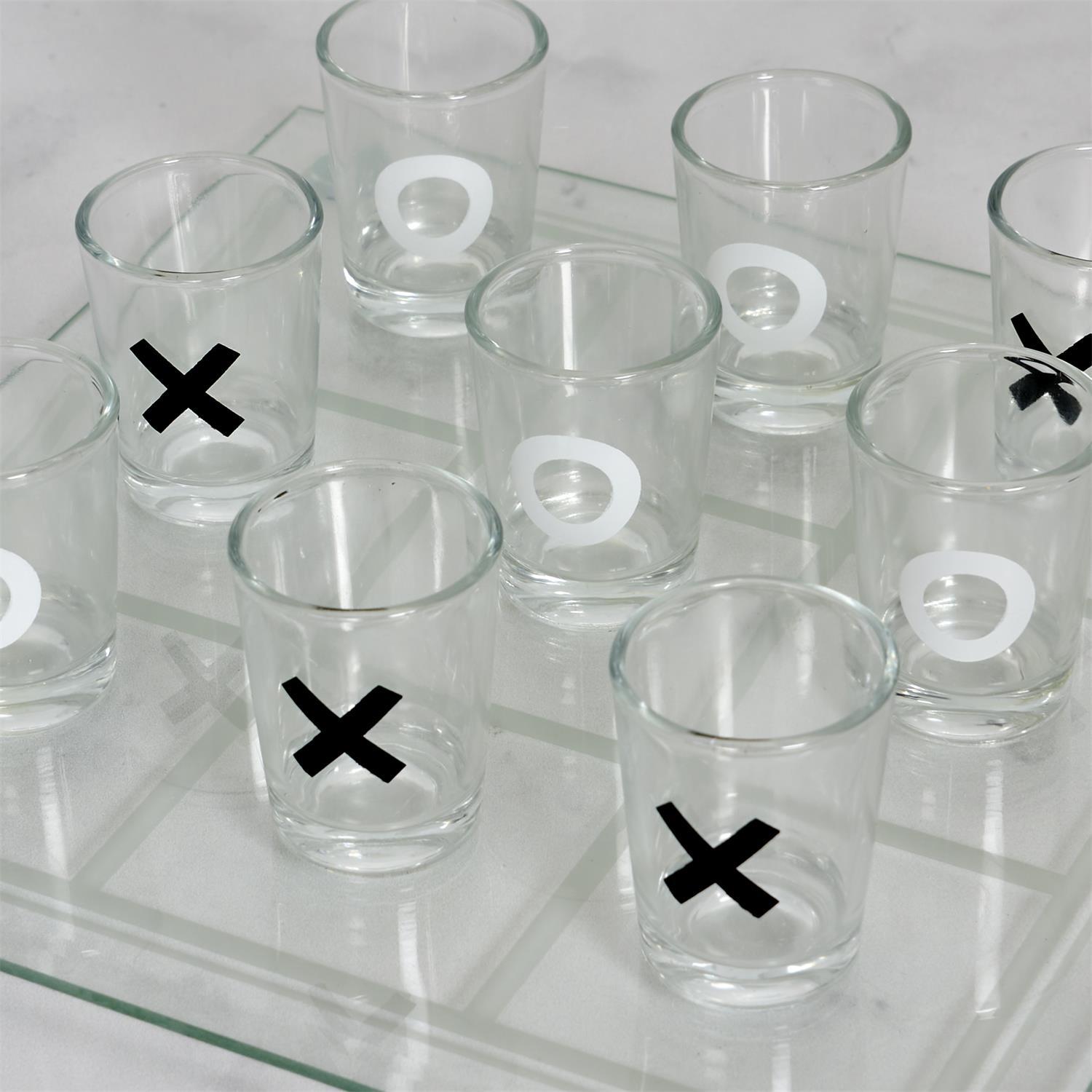 JEU A BOIRE TIC TAC TOE VERRE SHOT X9 VERRES