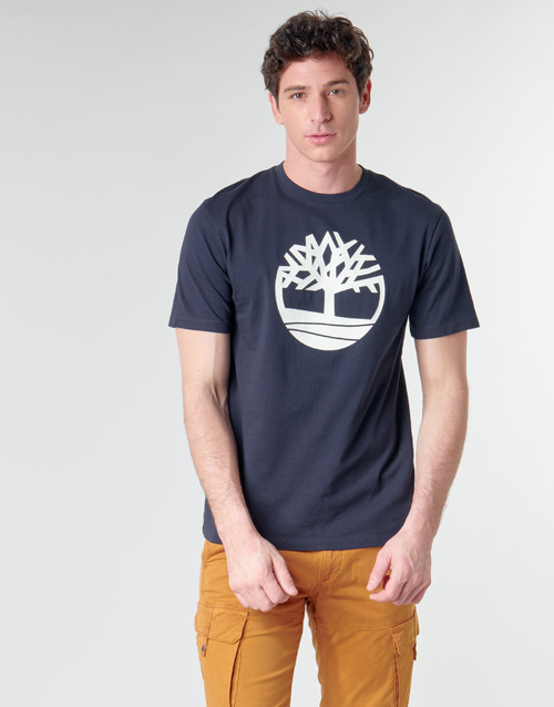 Timberland - SS KENNEBEC RIVER BRAND TREE TEE - Marine