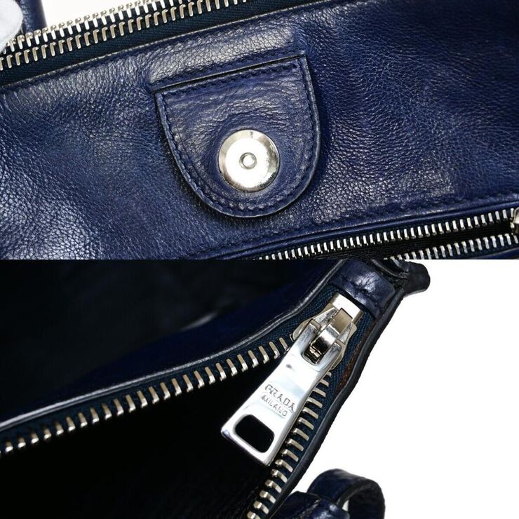 Prada Vintage Prada Crossbody Bag Navy