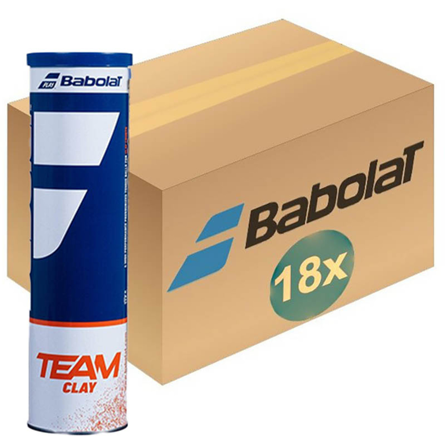 Babolat Team Clay 18x4 St. (6 dozijn)