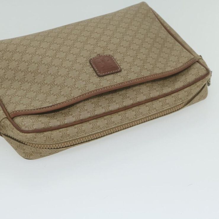 Celine Vintage Celine Clutch Beige
