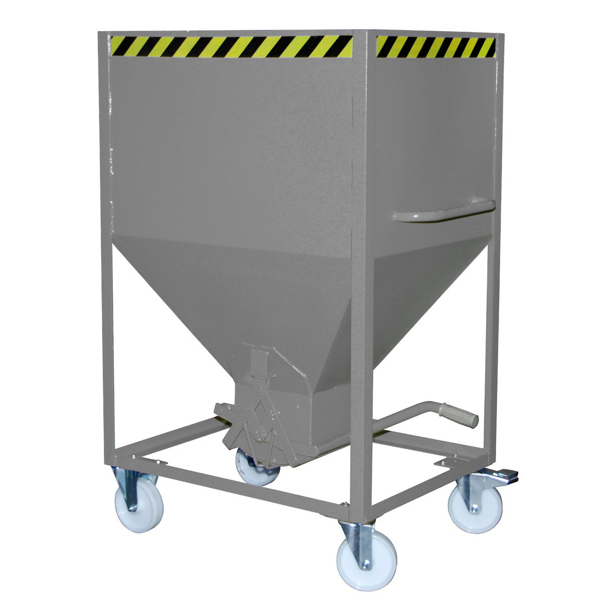 Bauer SR 600 silocontainer, gelakt, muisgrijs