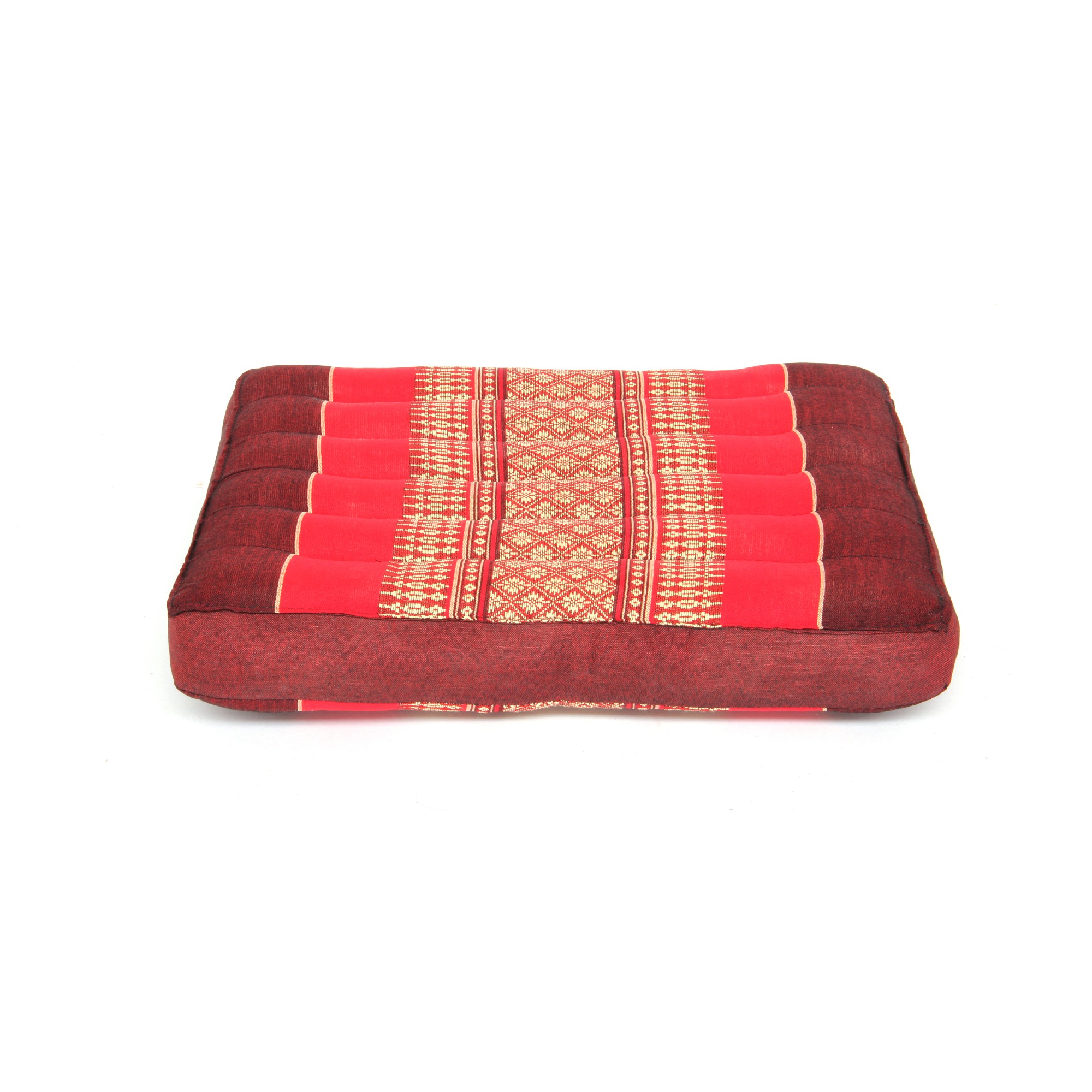 Kapok-Kissen, rot, T 38 - 40 cm, B 38 - 40 cm von fischer's lagerhaus