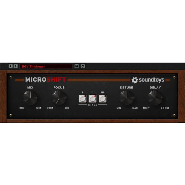 Soundtoys MicroShift