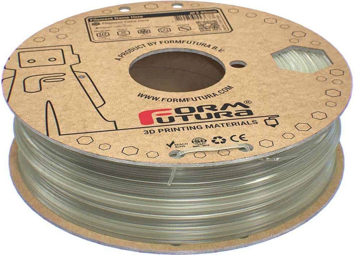 FormFutura  AquaSolve™ PVA, 1,75 mm / 750 g    Kalt-wasserlösliches Filament ideal für Stützstrukturen