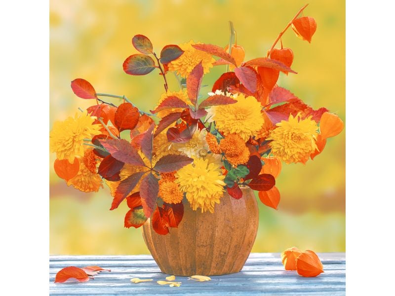 Paper   Design Servietten Herbstbouquet 33 cm x 33 cm, 20 S Papierservietten