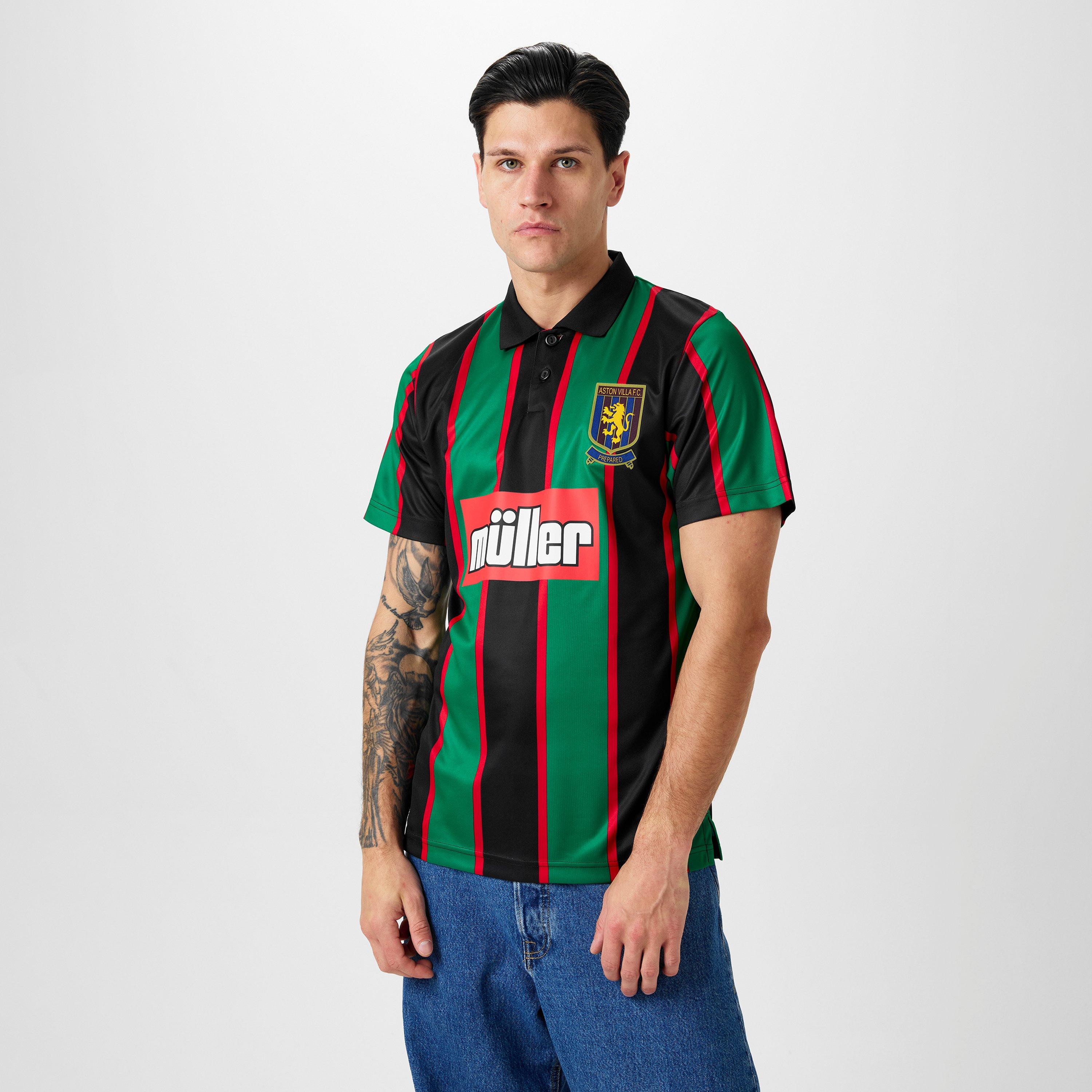Score Draw ScoreDraw Aston Villa Retro Away Shirt94 Adults