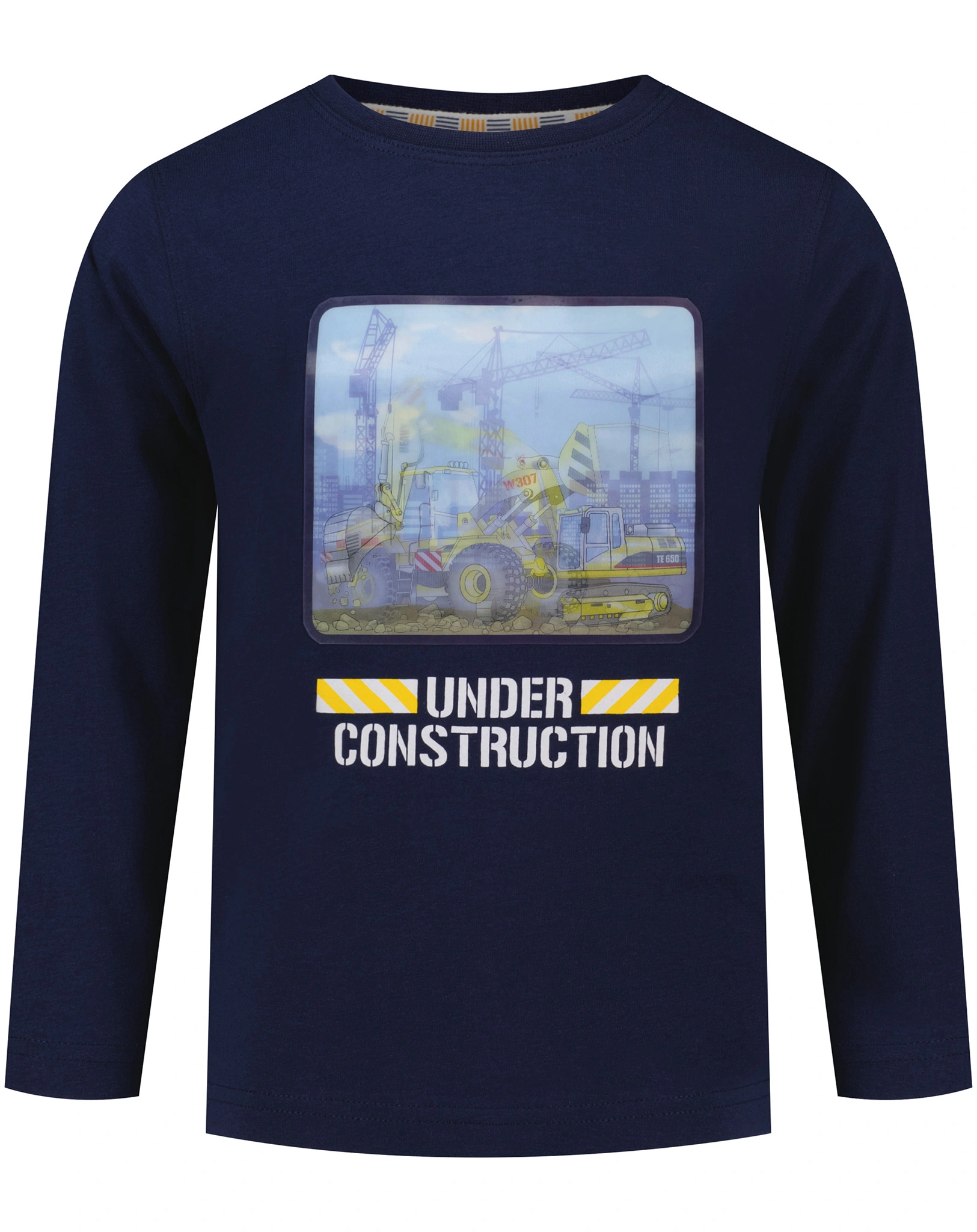 Langarmshirt CHALLENGE - UNDER CONSTRUCTION in true navy