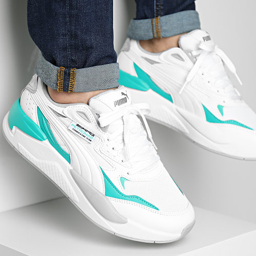 Baskets X-Ray Speed AMG Mercedes 307136 Puma White Spectra Green Puma Silver