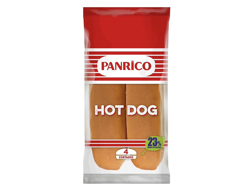 PAO HOT DOG PANRICO 4 UND 220G
