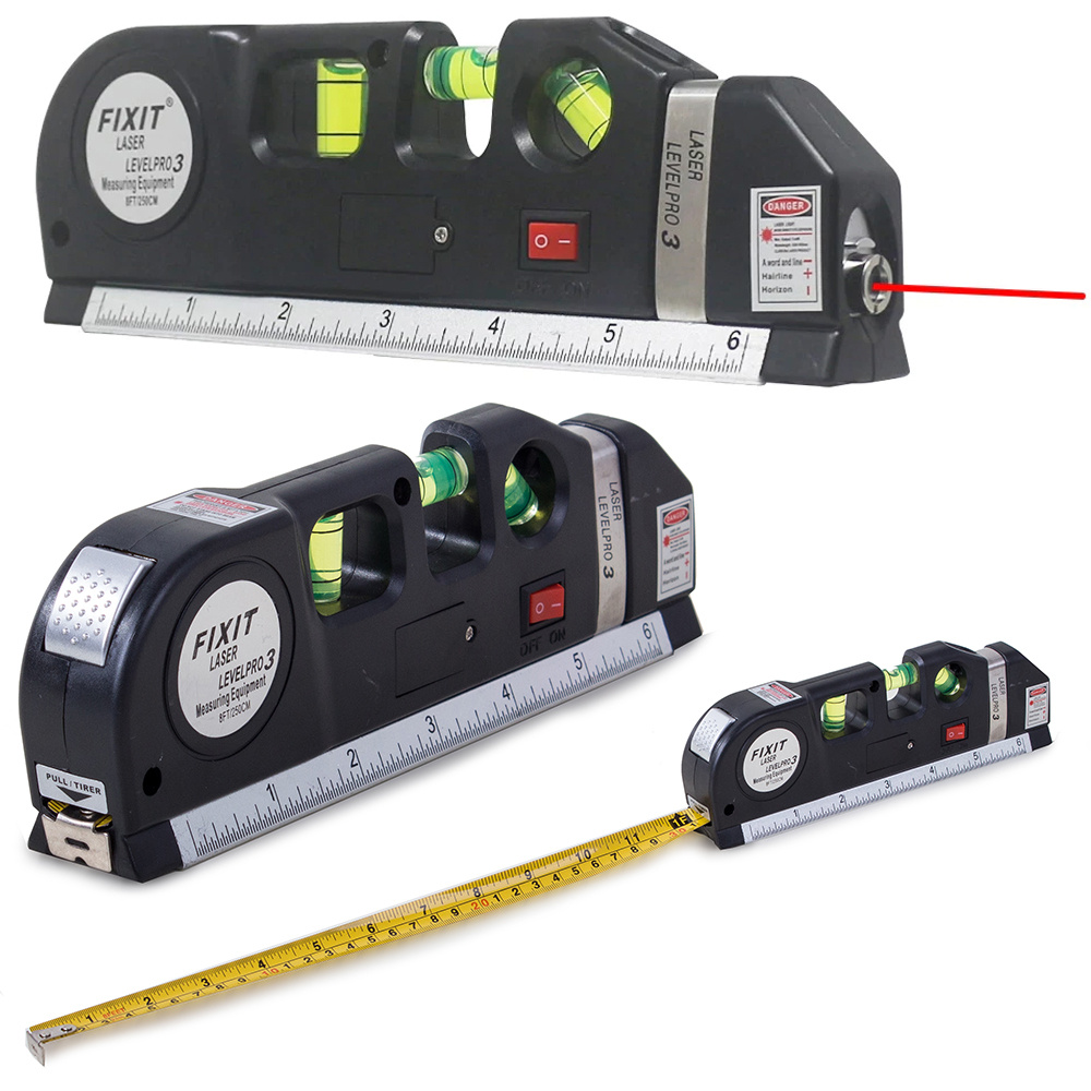 Laser-Wasserwaage mit 250-cm-Laserwaage