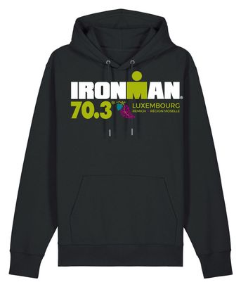 Sweat à Capuche Ironman 70.3 Luxembourg Noir
