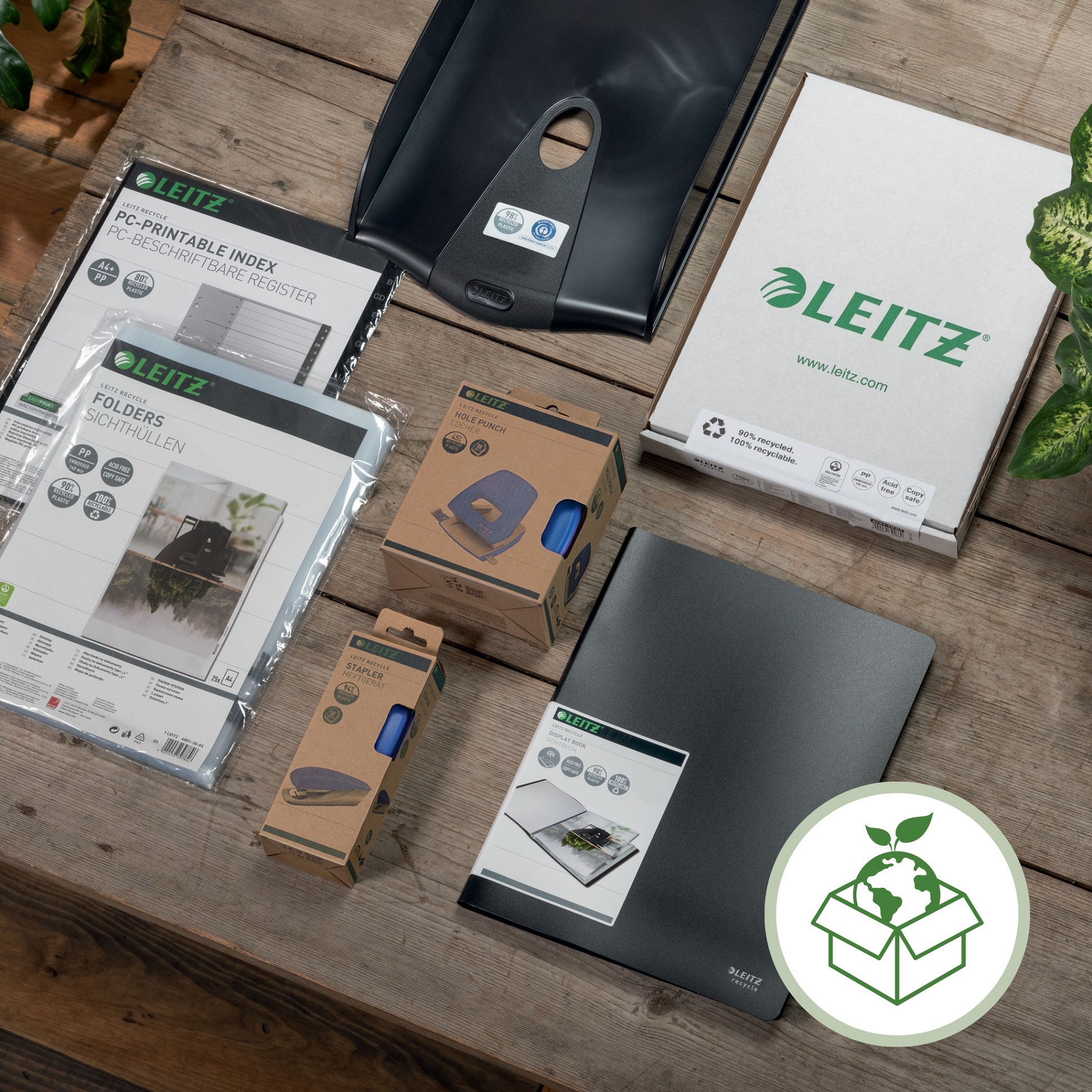 Hæftemaskine Leitz Recycle 30 ark sort