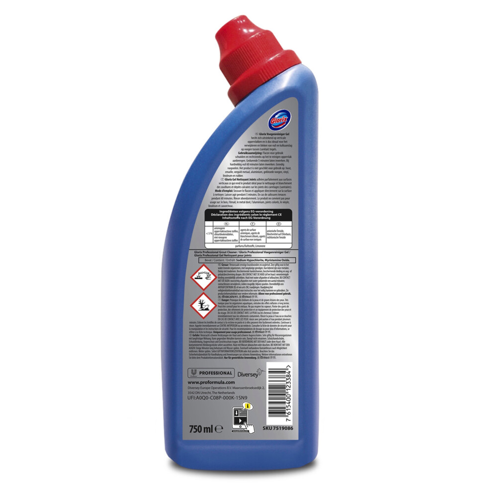 Glorix Professional Voegenreiniger Pro Formula750 ml