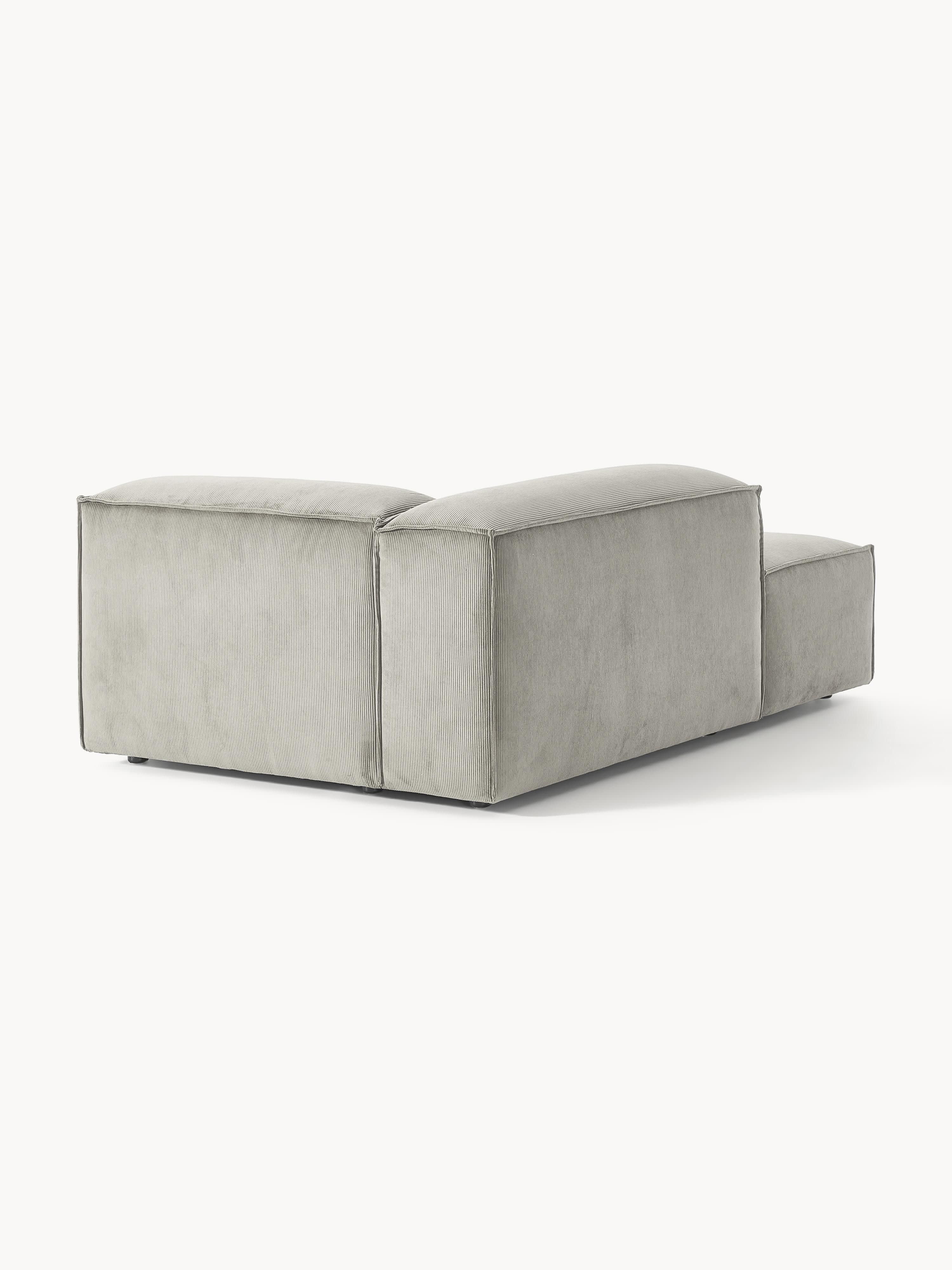 Chaise longue hoekmodule Lennon van corduroy