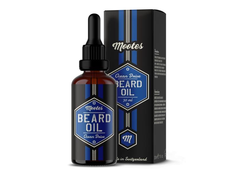 Mootes Bartöl Ocean Drive 30 ml Hochwertiges Bartöl mit ätherischen Ölen