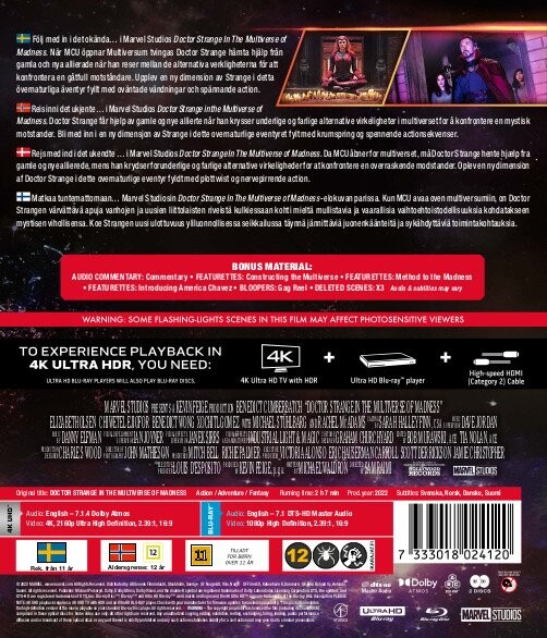 Doctor Strange 2 - In The Multiverse Of Madness - 4K Ultra HD Blu-Ray