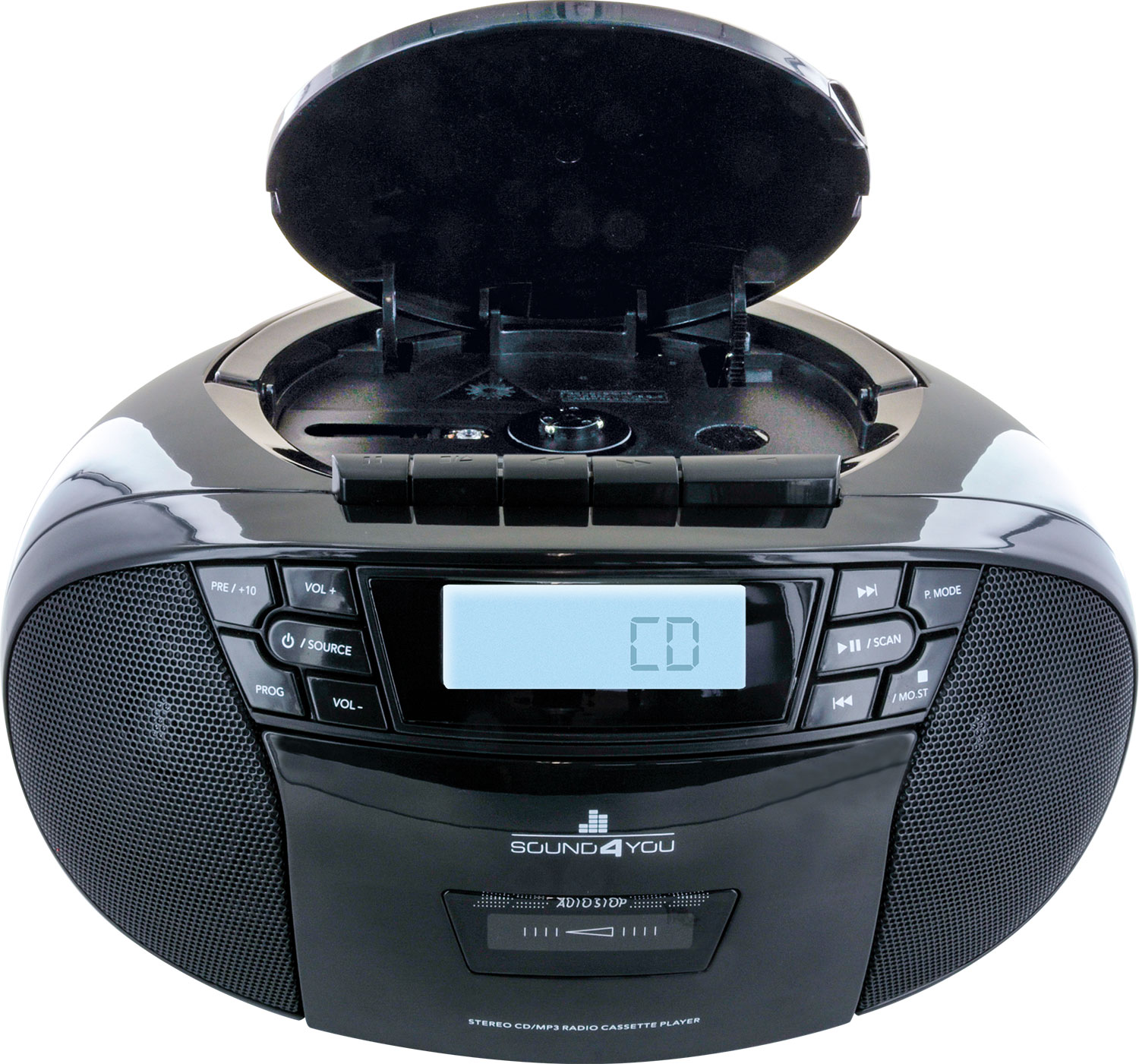Schwaiger draagbare CD-speler - Black