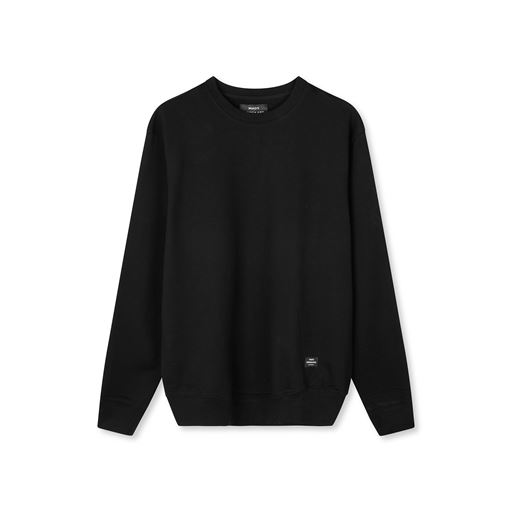 Mads Nørgaard Light Terry Asker Sweatshirt, Sort, XXL