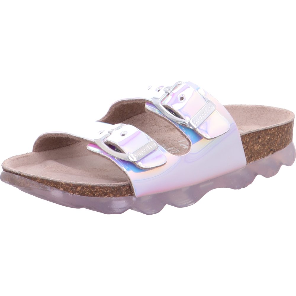 Superfit Fussbettpantoffeln Kinder irisierend