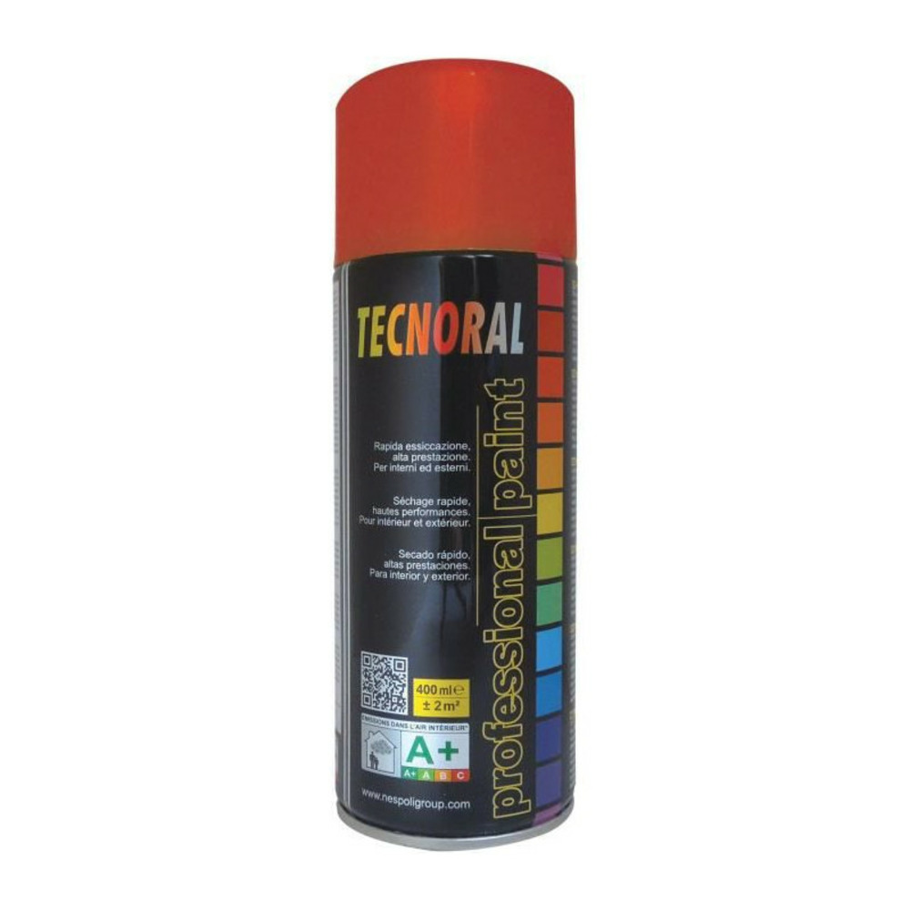 - bombe de peinture aérosol - rouge feu brillant