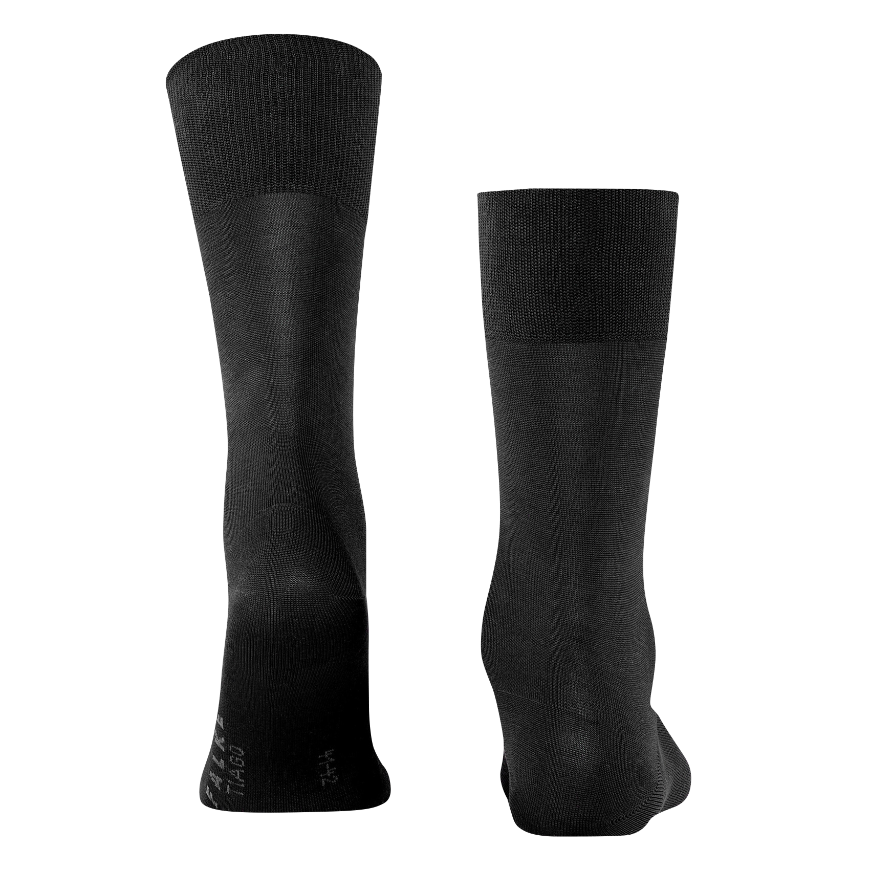 TIAGO - Chaussettes hautes en coton bio mélangé | Noir