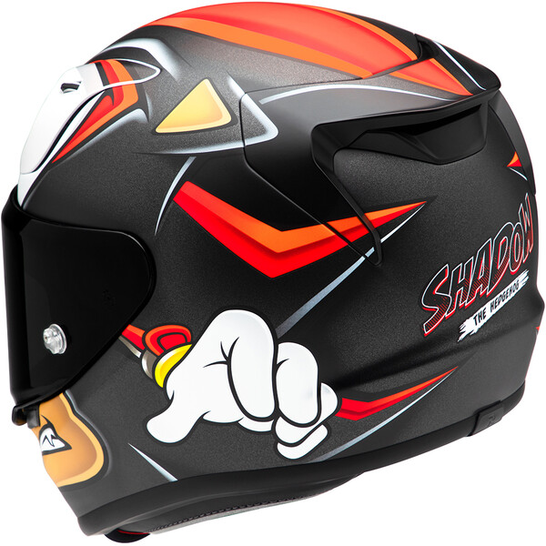 HJC - Casque RPHA 12 Shadow The Hedgehog MC1SF / Noir / Blanc / Orange / Rouge