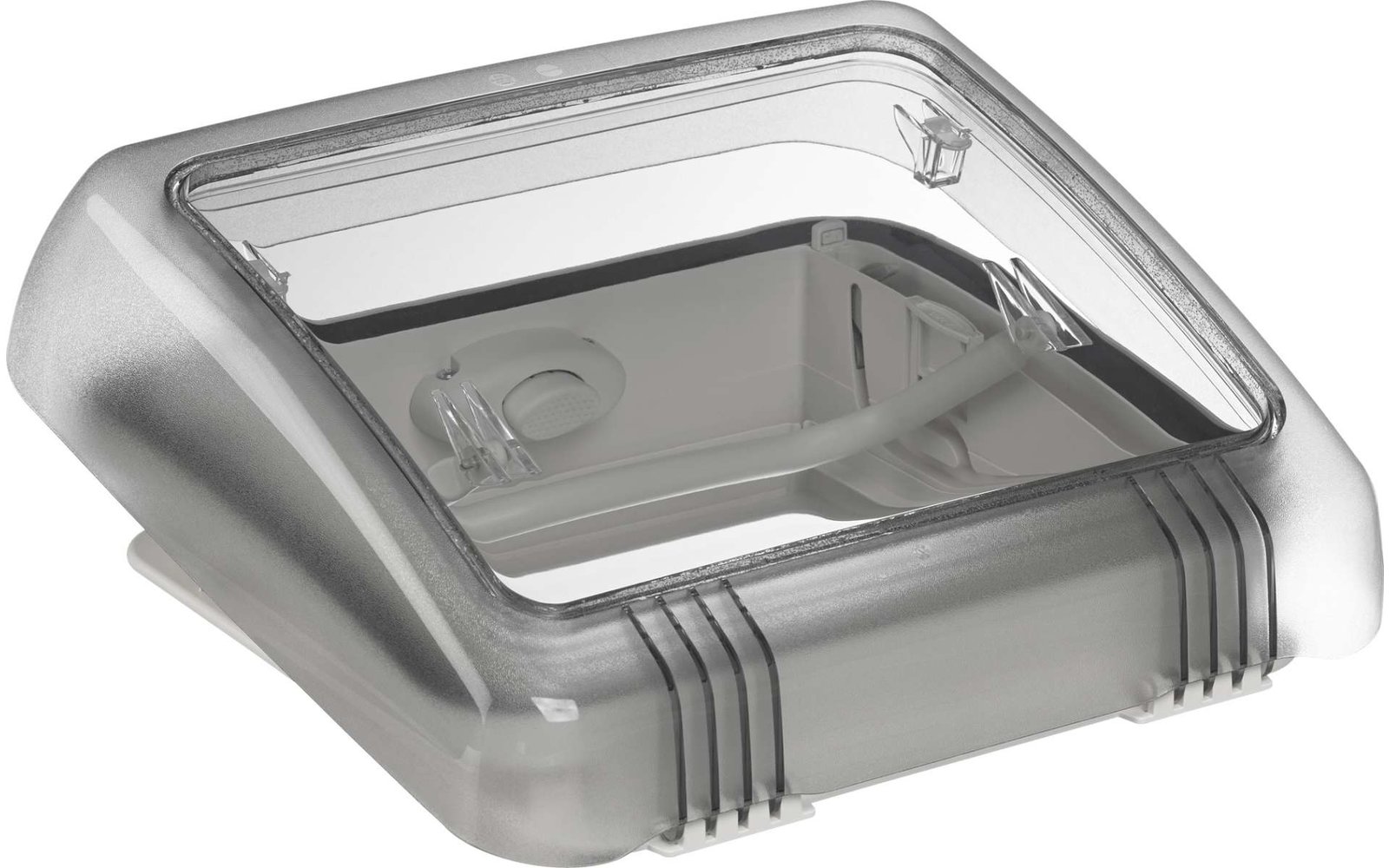 Dometic Micro Heki Dachfenster mit Fliegengitter und Verdunkelungsblende 280 x 280 mm Mit Zwangsbelüftung