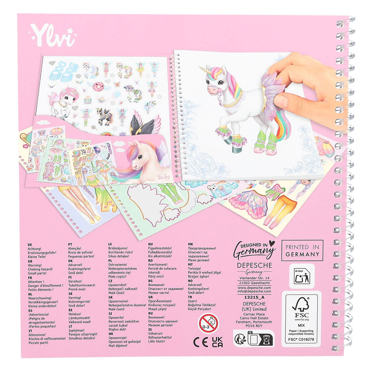 Ylvi Dress Me Up Stickerboek