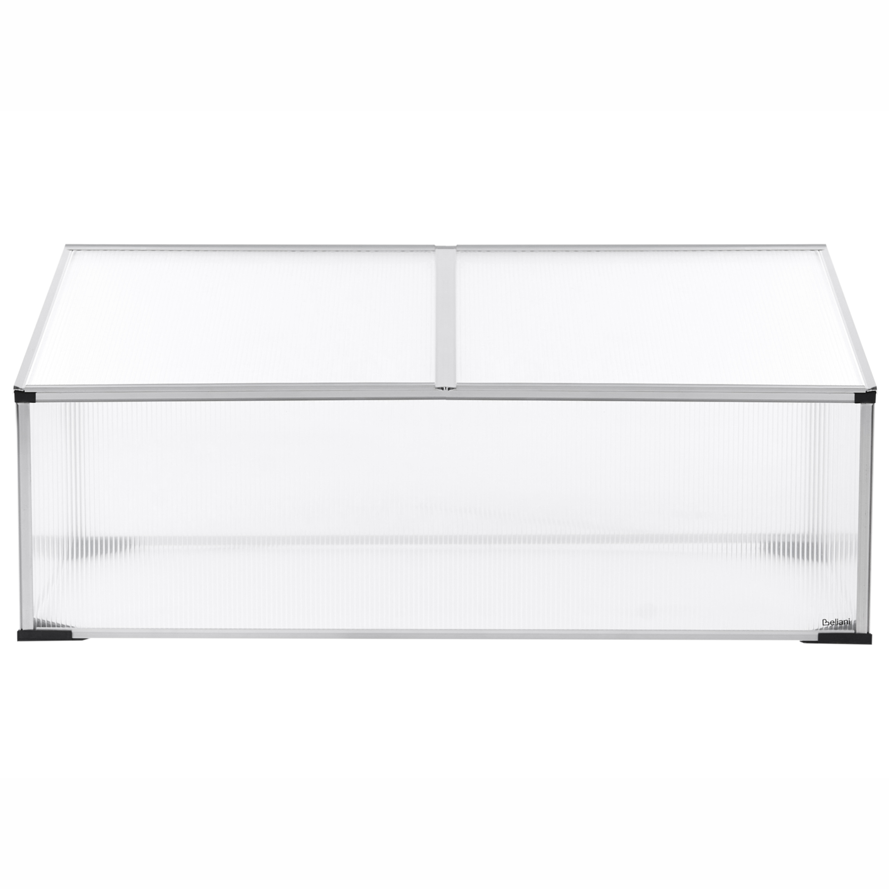 Beliani - SERIFOS - Tuinkas - Zilver - 41 cm - Polycarbonaat