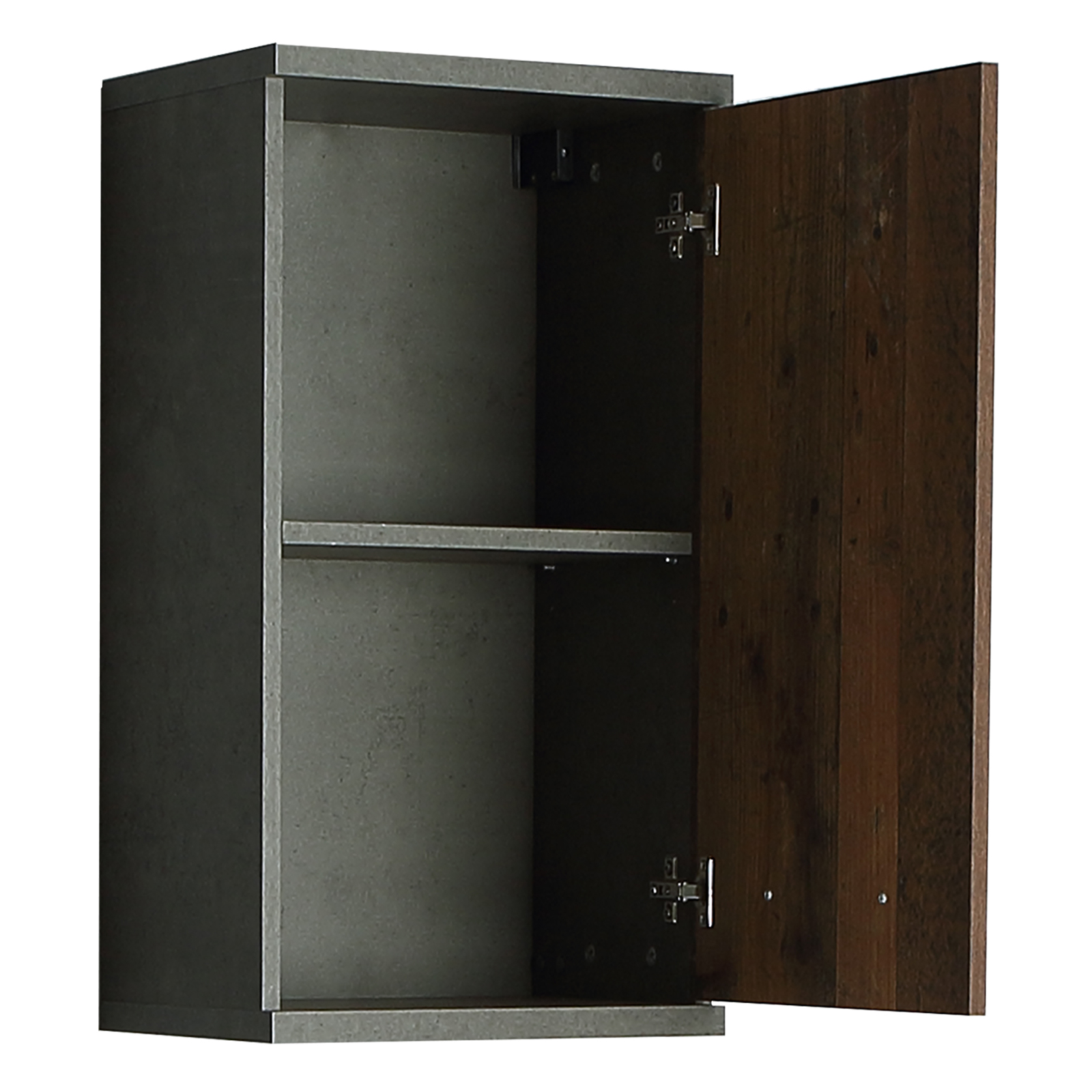 Hängeschrank - Old Wood Vintage - Beton - 40 cm