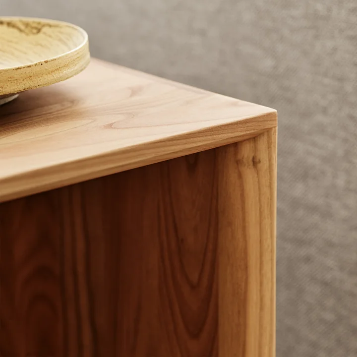 Fritz Hansen - Taburet Hocker, Kirsche geölt