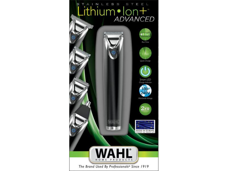 Wahl Bart- &  Haarschneider 09864 Stainless Steel Advanced Haarschneidemaschine