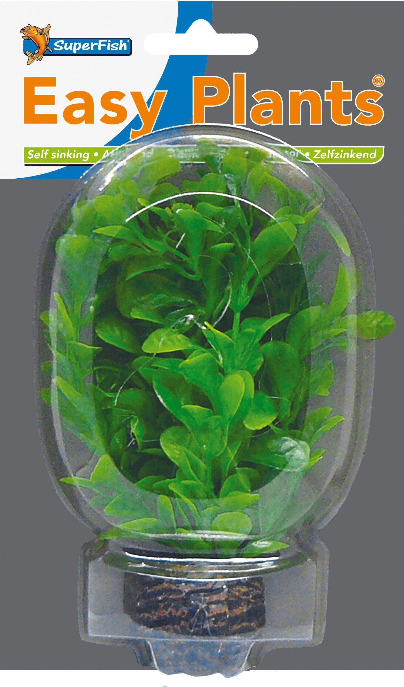 SuperFish aquarium kunstplant NR8 groen 13 cm