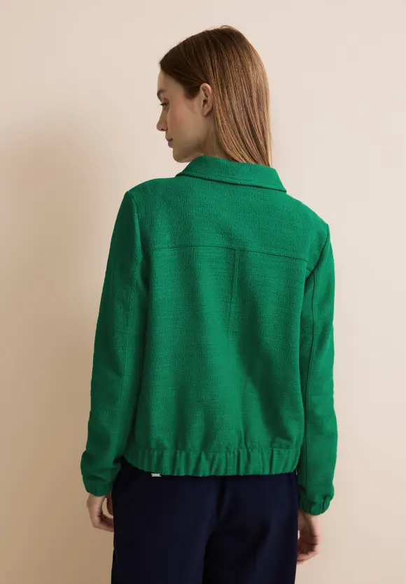 Struktur Shirtjacke - fresh spring green
